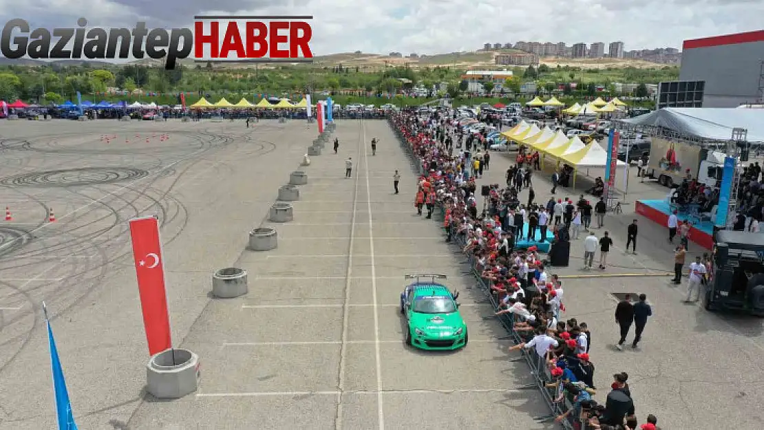 Gaziantep Auto-Drift Fest muhteşem gösterilere sahne oldu