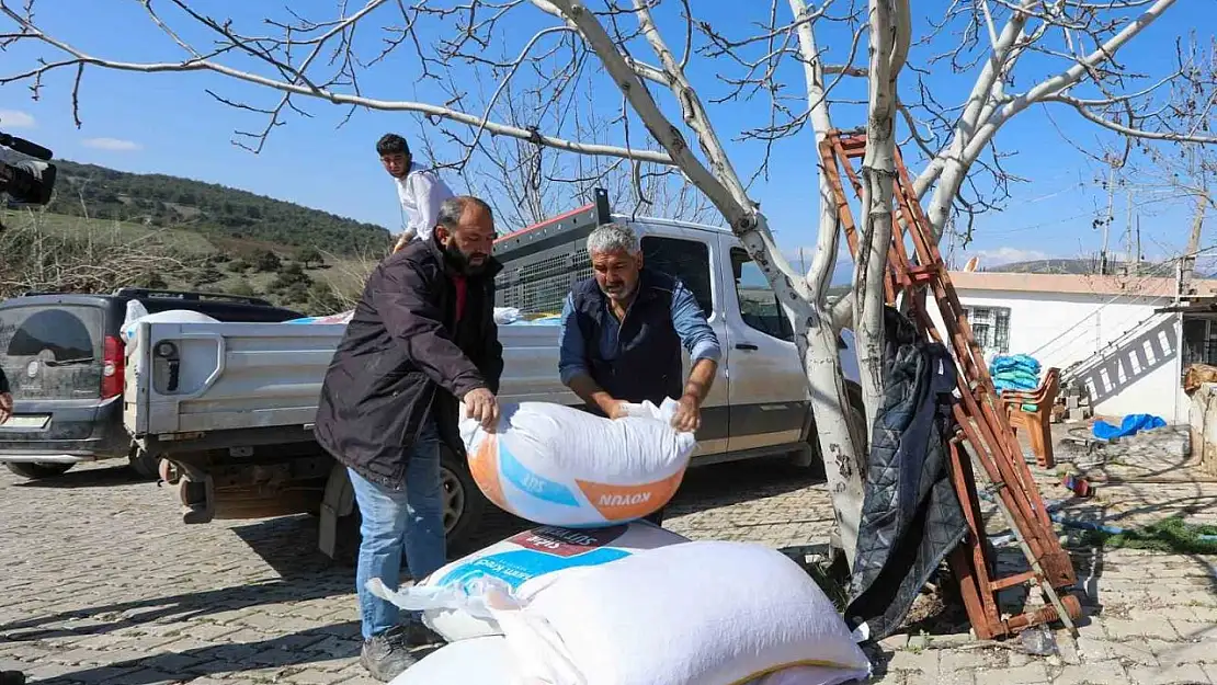 Gaziantep Büyükşehir, afetzede çiftçiye 6 Şubat sonrası umut oldu