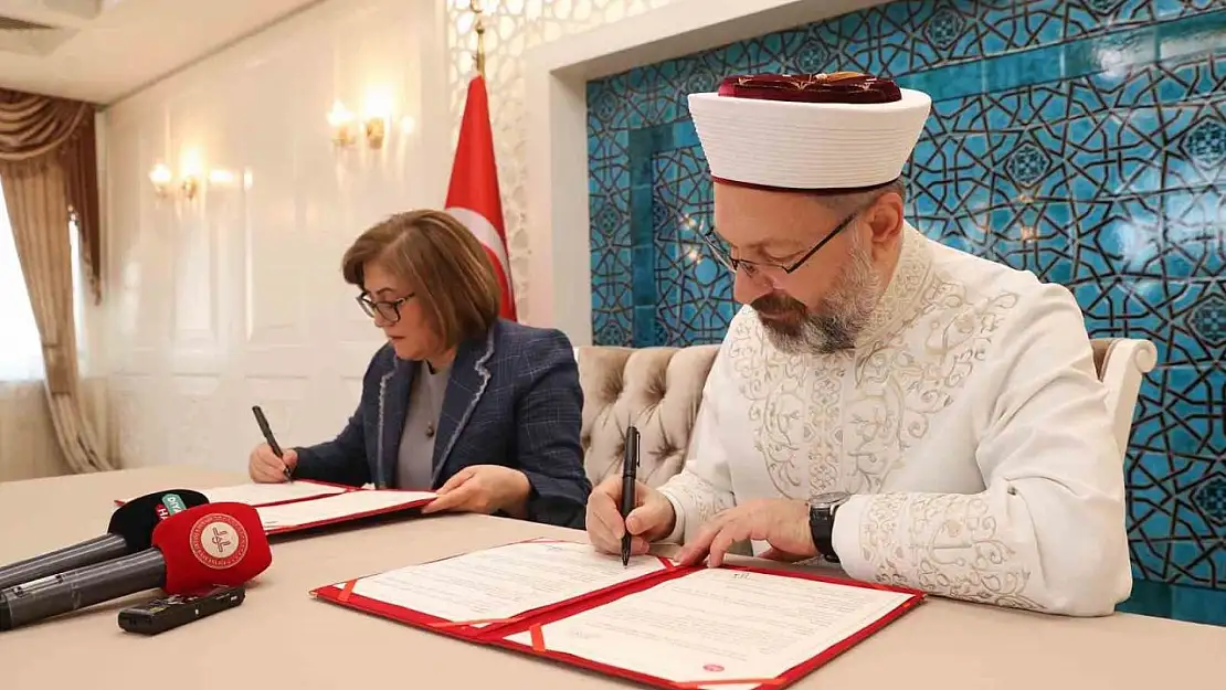 Gaziantep Büyükşehir Belediyesi ile Diyanet İşleri Başkanlığı arasında iş birliği protokolü