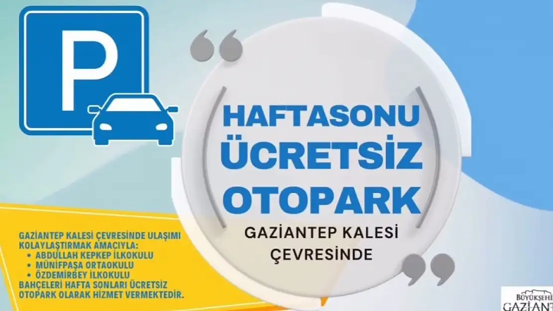 Gaziantep Büyükşehir'den tarihi bölgede otopark sorununa pratik çözüm