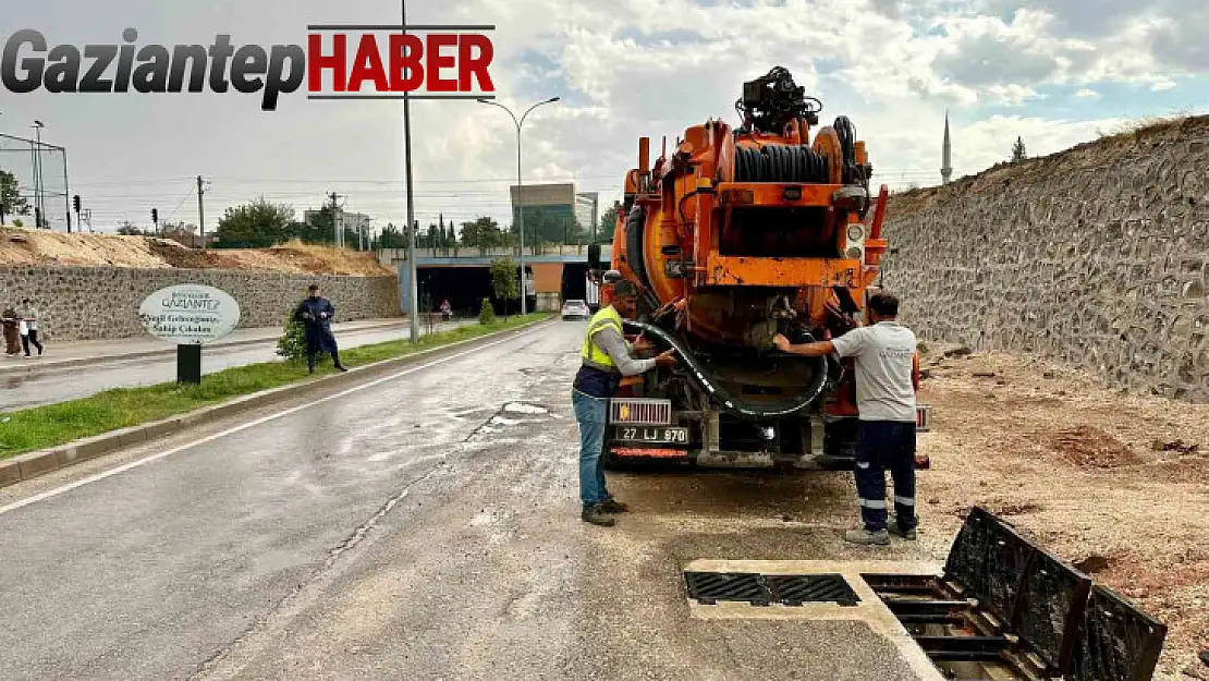 Gaziantep büyükşehir, meteorolojinin uyarısı sonrası harekete geçti