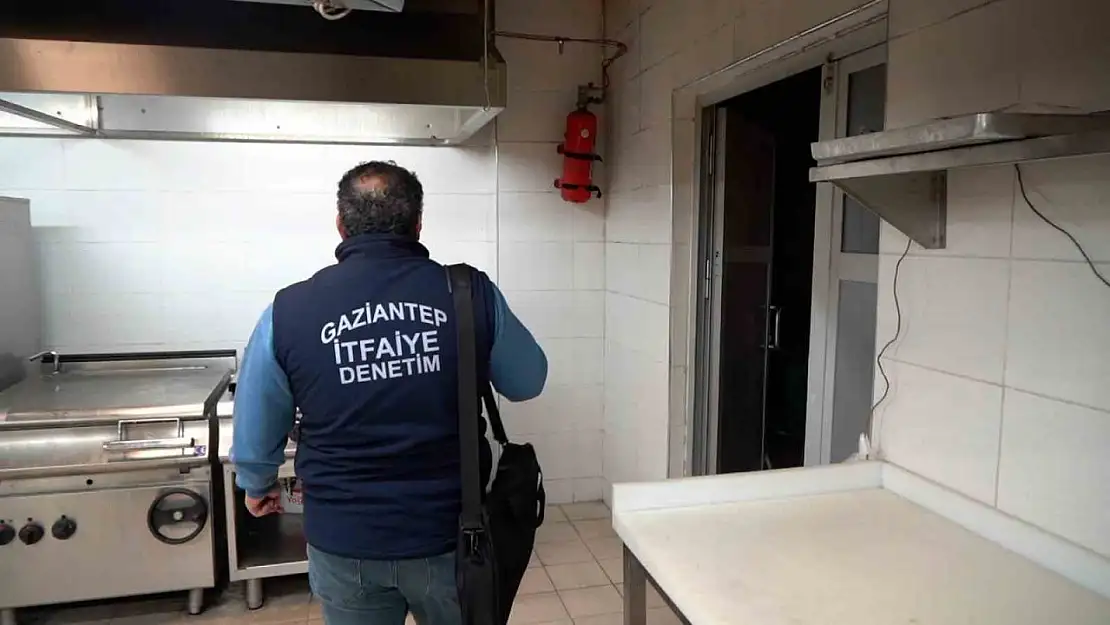 Gaziantep Büyükşehir, yangın riskine karşı yapı denetimlerini sürdürüyor