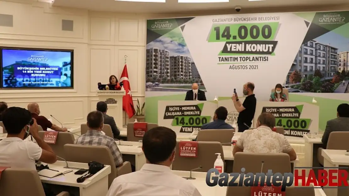 Gaziantep'e 14 bin konut müjdesi