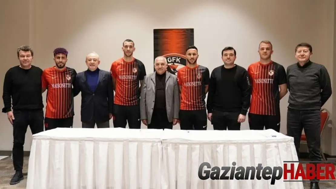 Gaziantep FK, 4 futbolcu ile sözleşme imzaladı