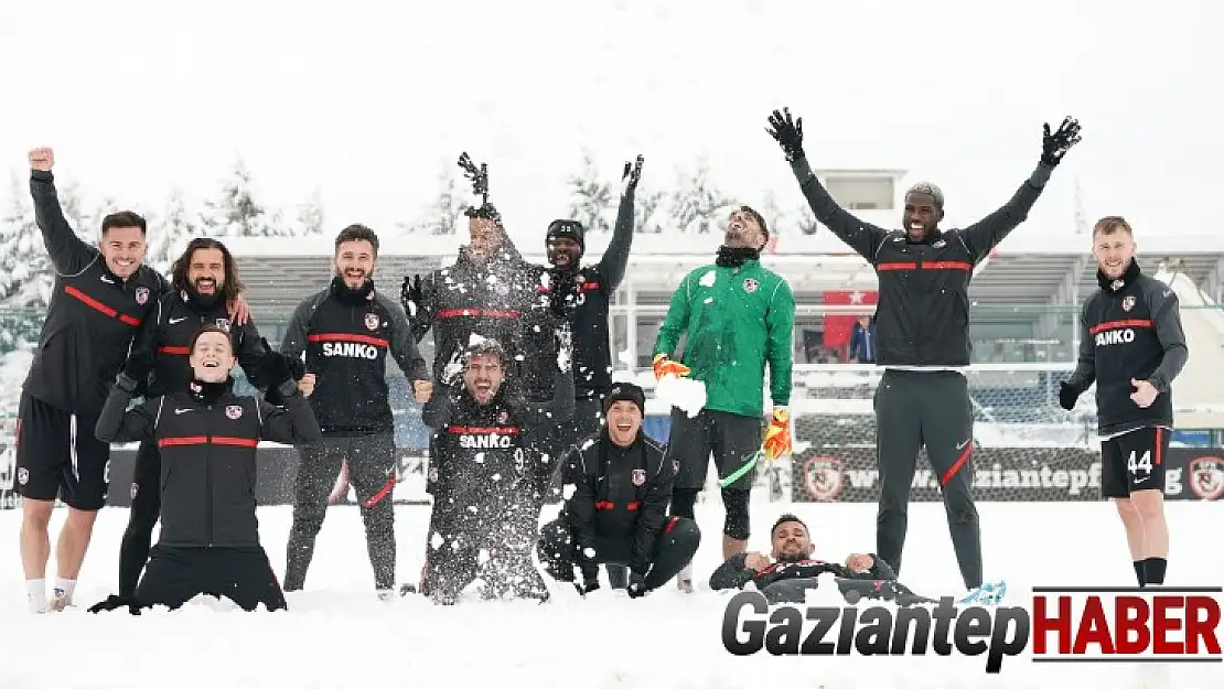 Gaziantep FK'da karlı idman