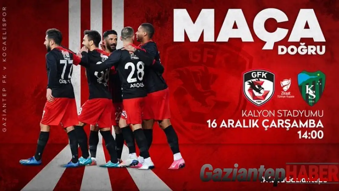Gaziantep FK nın  Kocaelispor karşısında ilk 11'i belli oldu