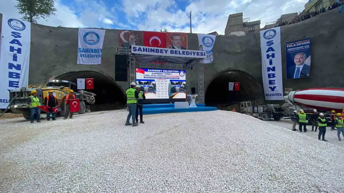 Gaziantep'i rahatlatan dev tünel projesi