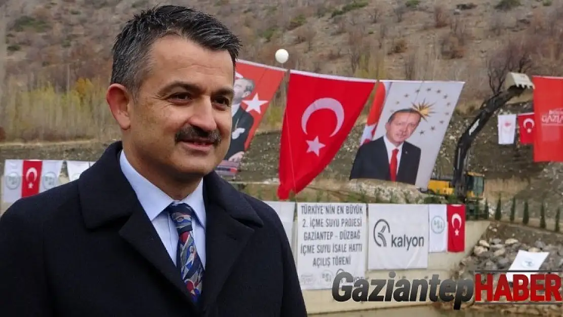 Gaziantep'in 30 yıllık su sorunu çözüldü