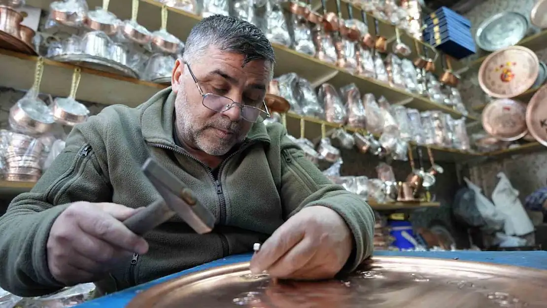 Gaziantep'in asırlık mesleği bakırcılık yok olma tehlikesiyle karşı karşıya