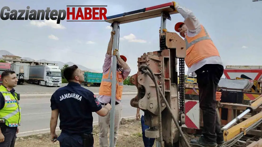 Gaziantep Jandarma çakarlı tepe lambası ile kazaları azaltmayı hedefliyor