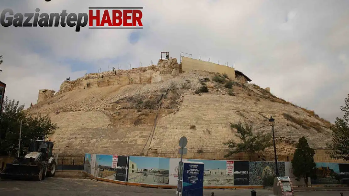 Gaziantep Kalesi'nde restorasyon çalışmaları devam ediyor