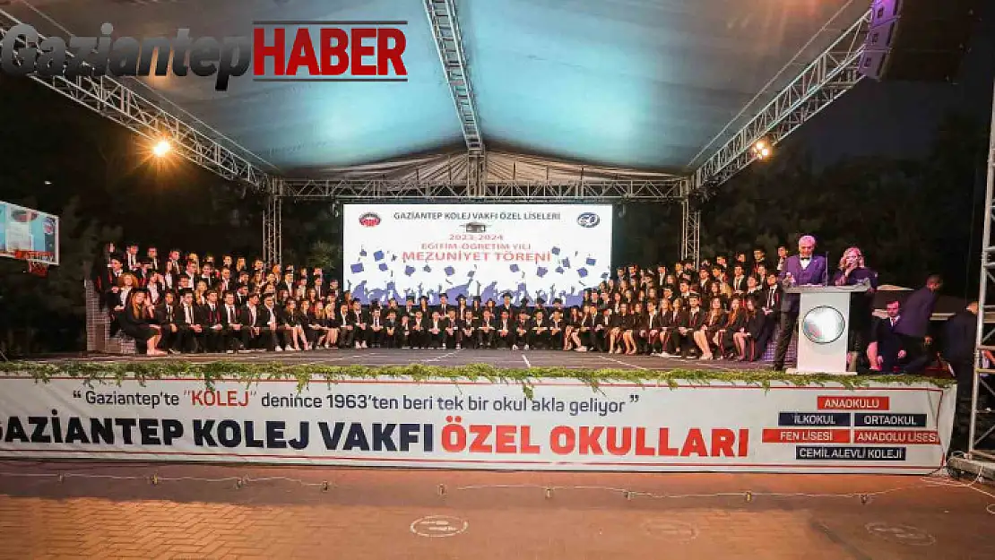 Gaziantep Kolej Vakfı öğrencileri üniversiteli oldu