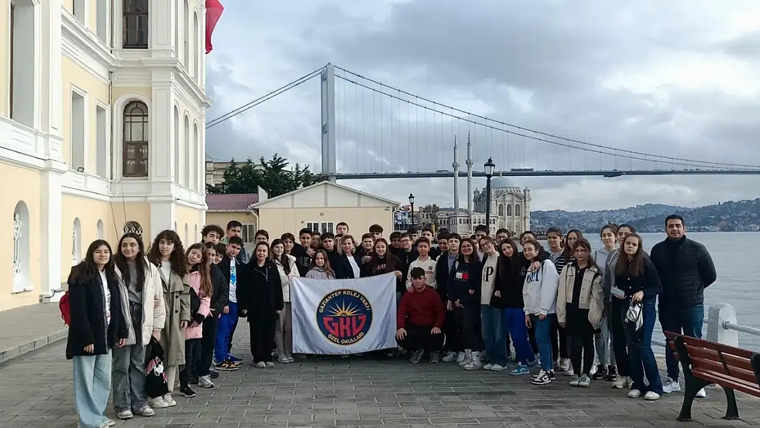 Gaziantep Kolej Vakfı Öğrencileri İstanbul'u mercek altına aldı