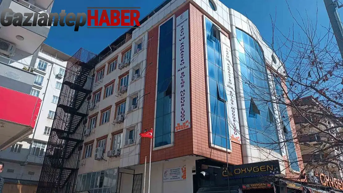 Gaziantep Tapu Müdürlüğü'nde yangın