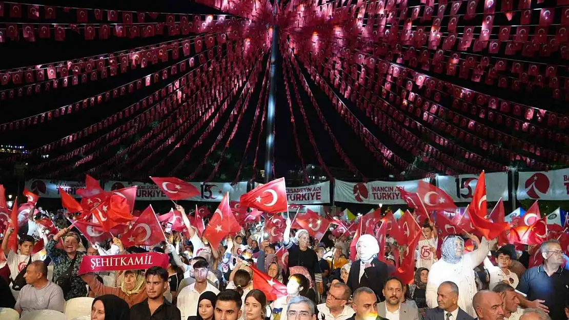 Gaziantep'te '15 Temmuz Demokrasi ve Milli Birlik Günü' anma programı
