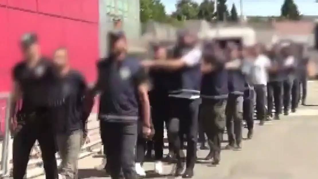 Gaziantep'te 'change araç' operasyonu: 13 şahıs tutuklandı