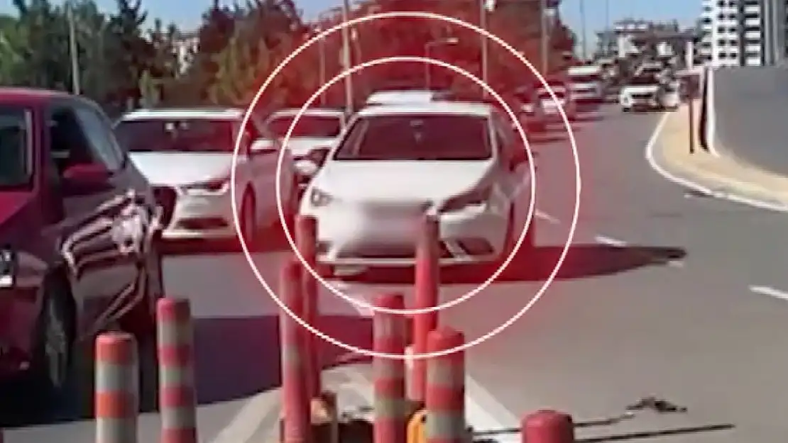 Gaziantep'te 'kaynak' yapan 67 sürücüye 66 bin TL ceza