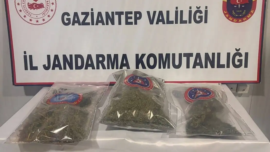 Gaziantep'te 1 kilo esrar ele geçirildi