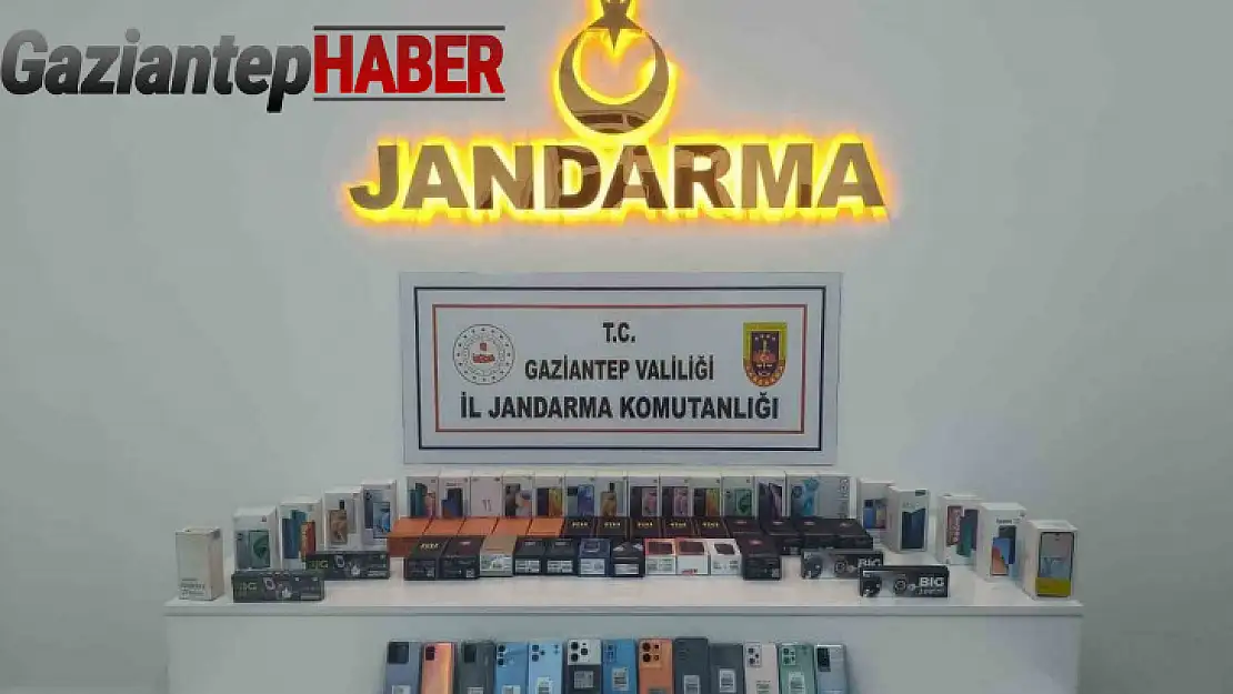 Gaziantep'te 1 milyon lira değerinde kaçak telefon ve saat ele geçirildi