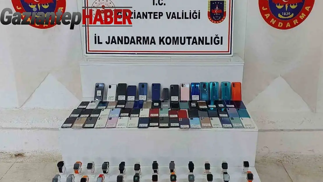 Gaziantep'te 1 milyon lira değerinde kaçak telefon ele geçirildi