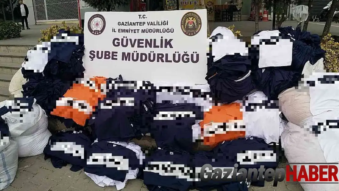 Gaziantep'te 1 milyon TL değerinde taklit ürün ele geçirildi