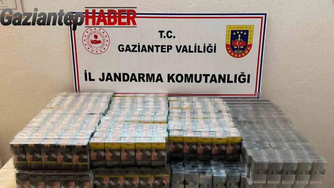 Gaziantep'te 1 milyon TL değerinde kaçak sigara ele geçirildi: 32 gözaltı