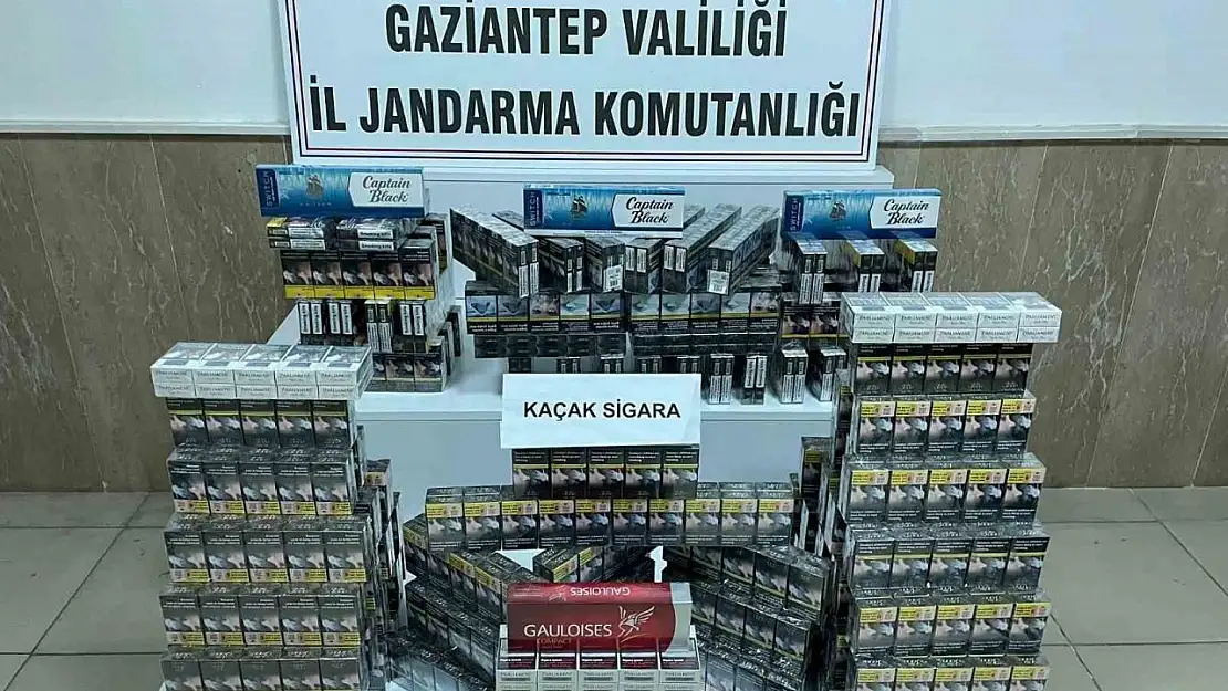 Gaziantep'te 1 milyon TL değerinde kaçak malzeme ele geçirildi