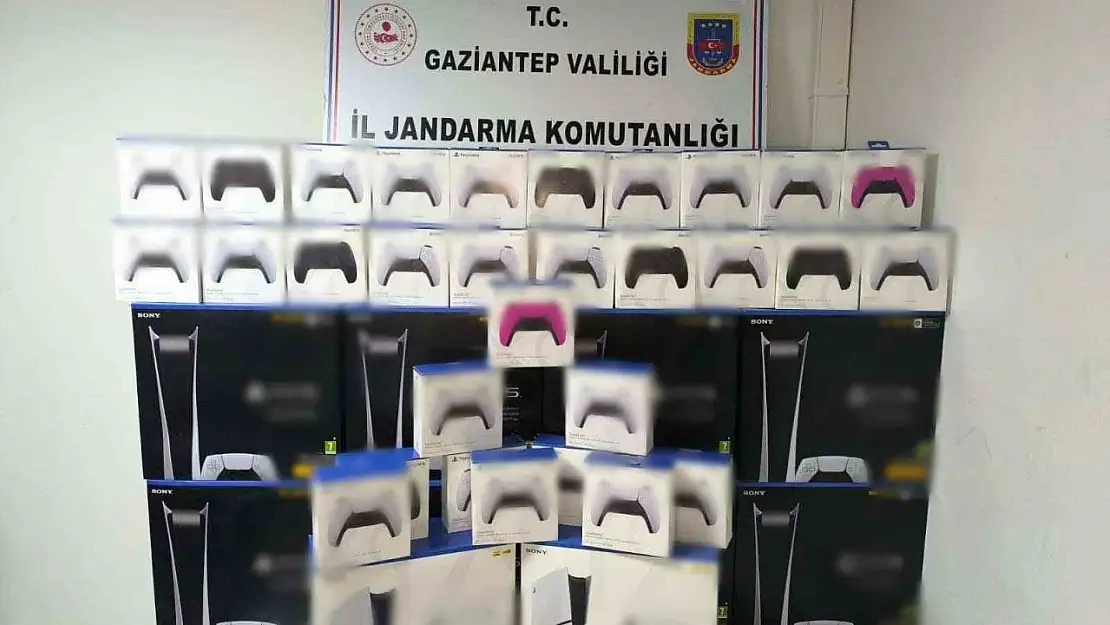 Gaziantep'te 1 milyon TL değerinde kaçak elektronik eşya ele geçirildi