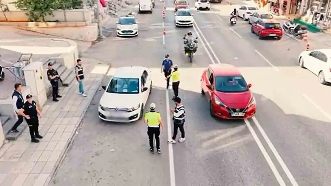 Gaziantep'te 118 araca 1 milyon 253 bin TL ceza