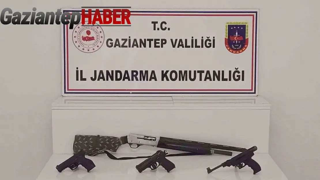 Gaziantep'te 14 adet ruhsatsız silah ele geçirildi: 11 gözaltı