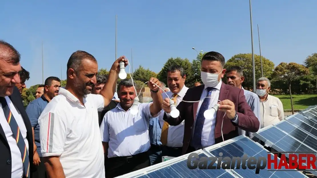 Gaziantep'te 140 çiftçiye güneş paneli dağıtıldı