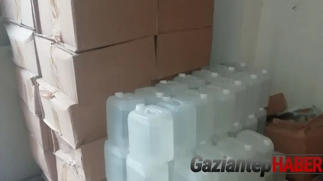 Gaziantep'te 15 bin 940 litre etil alkol ele geçirildi