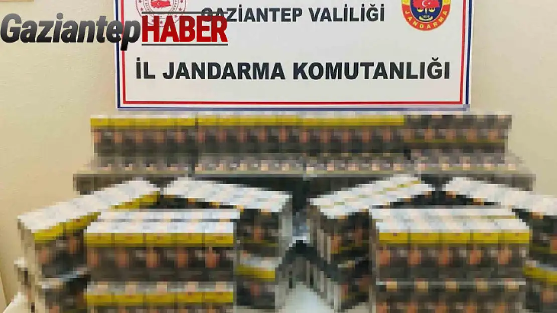 Gaziantep'te 1,5 milyon TL değerinde kaçak sigara ve çay ele geçirildi