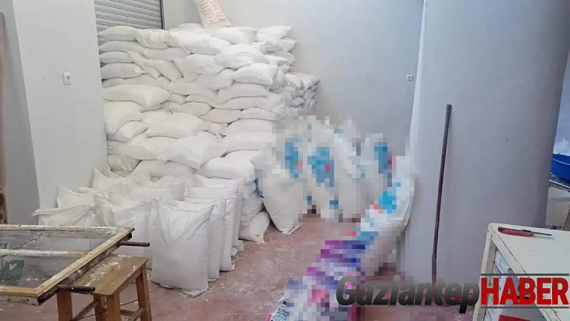 Gaziantep'te 16 ton kaçak deterjan ele geçirildi