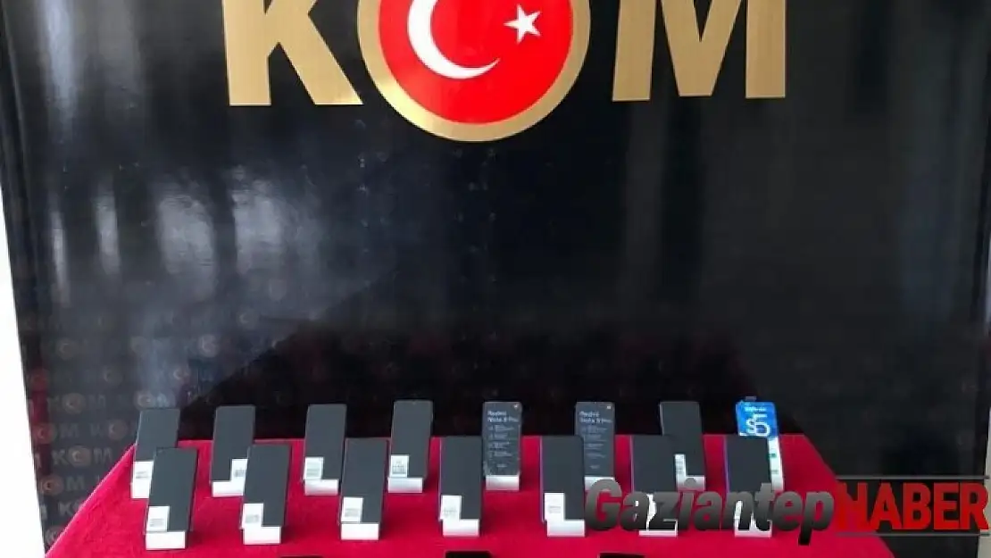 Gaziantep'te 18 adet kaçak cep telefonu ele geçirildi