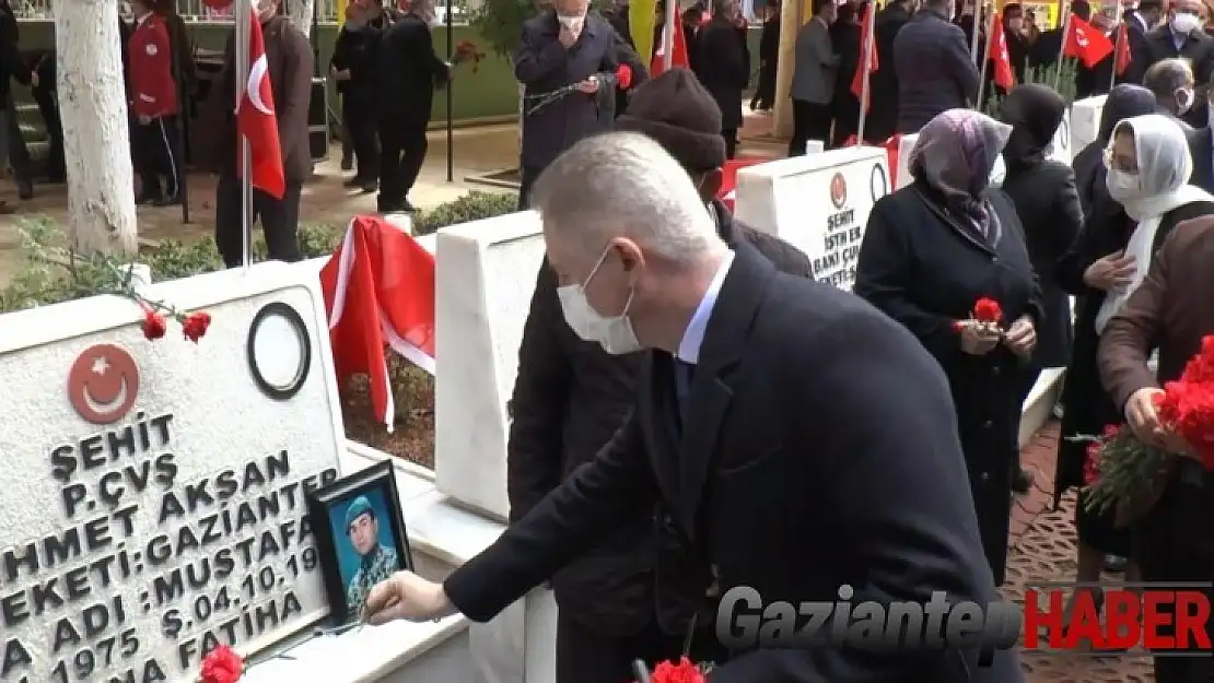 Gaziantep'te 18 Mart Çanakkale Zaferi töreni