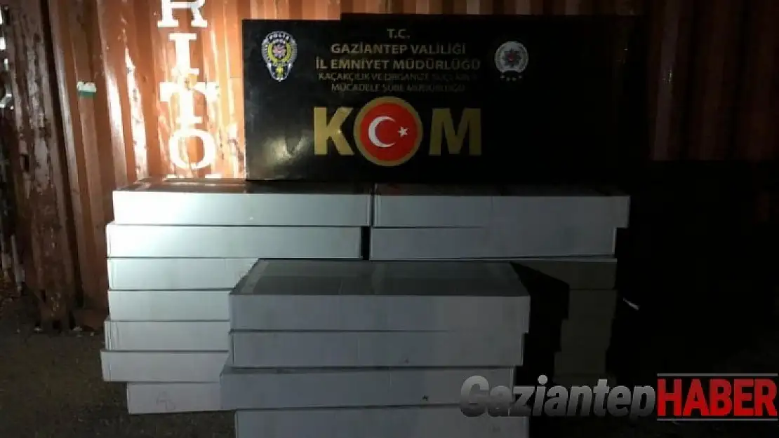 Gaziantep'te 190 bin bandrolsüz makaron ele geçirildi