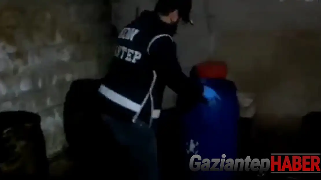 Gaziantep'te 2 bin litre kaçak akaryakıt ele geçirildi