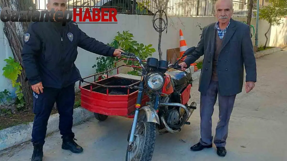 Gaziantep'te 22 yıl önce çalınan motosiklet bulundu