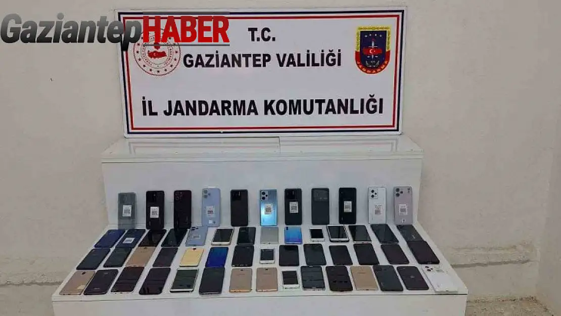 Gaziantep'te 2,5 milyon TL değerinde kaçak telefon ele geçirildi