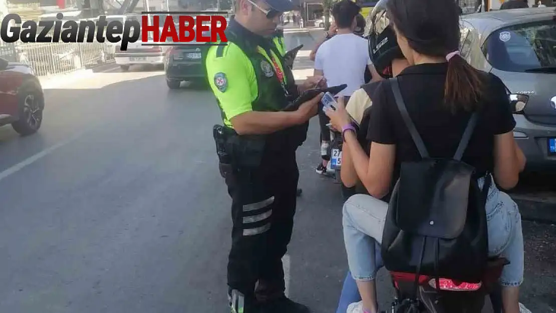 Gaziantep'te 29 motosiklet trafikten men edildi