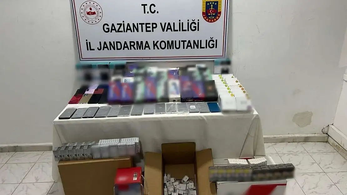 Gaziantep'te 3 milyon TL değerinde kaçak ürün ele geçirildi