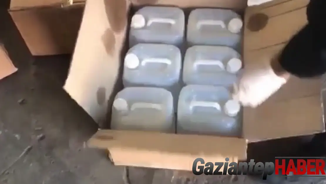 Gaziantep'te 300 litre etil alkol ele geçirildi