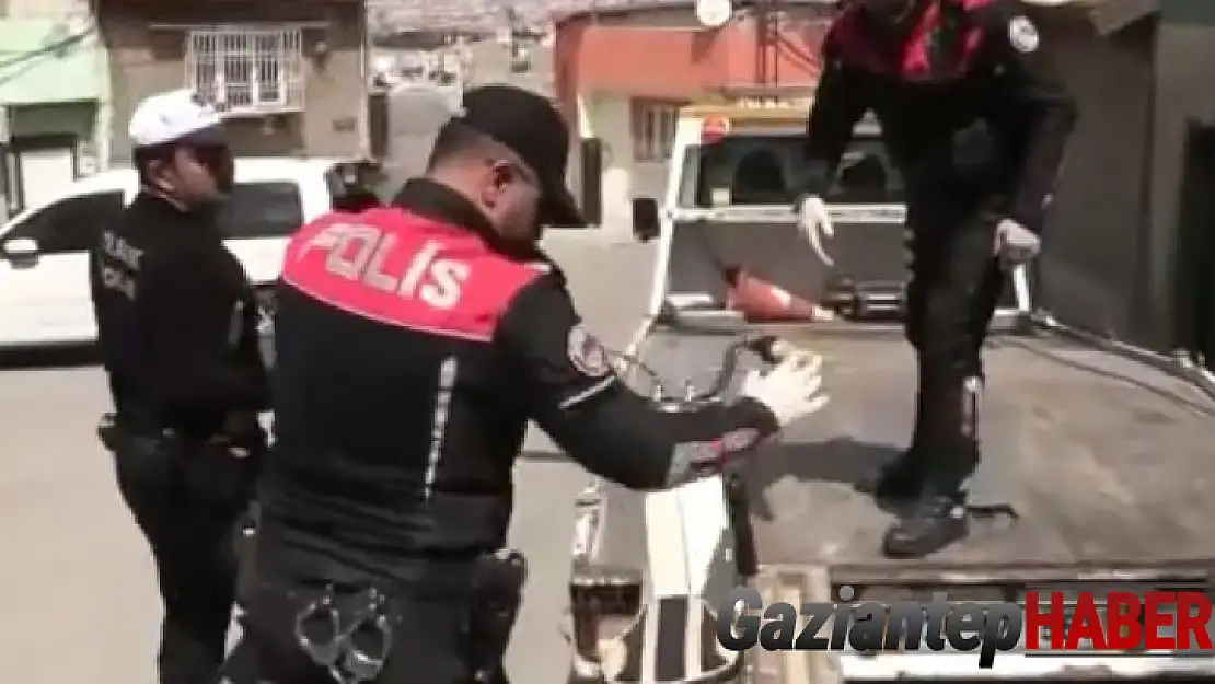 Gaziantep'te 4 çalıntı motosiklet ele geçirildi