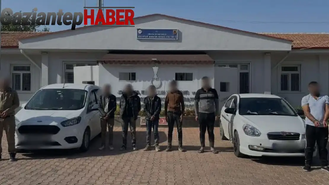 Gaziantep'te 45 düzensiz göçmen yakalandı