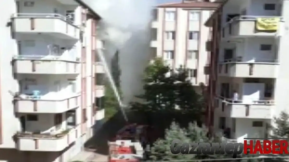 Gaziantep'te çıkan yangın korkuttu