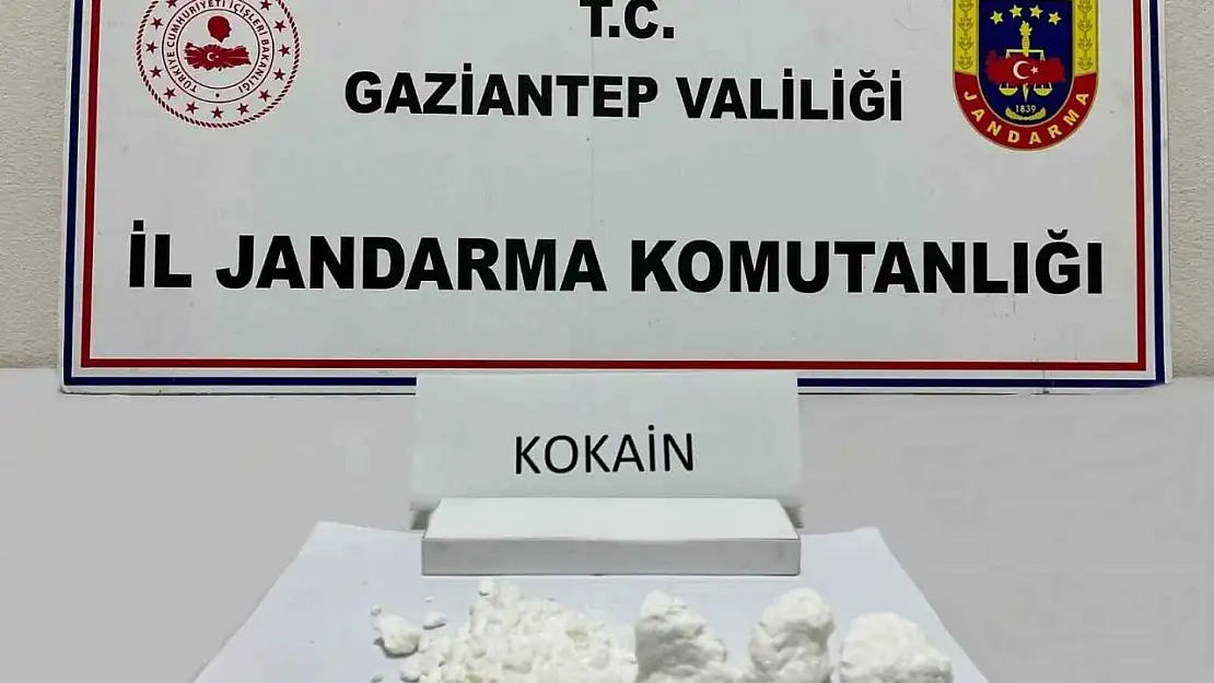 Gaziantep'te 500 bin TL değerinde kokain ele geçirildi: 1 şahıs tutuklandı