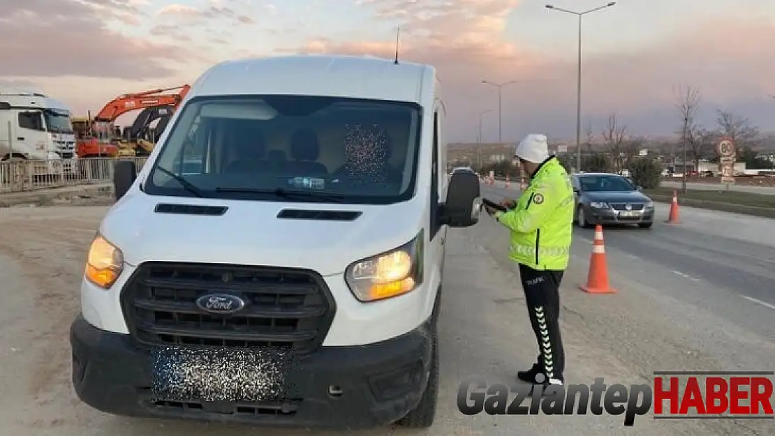 Gaziantep'te 6 günde 4 bin 549 araç ve sürücüsüne ceza kesildi