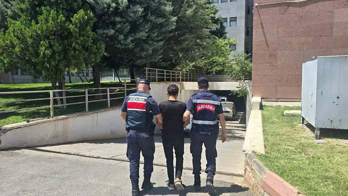 Gaziantep'te 7 ayrı suç kaydı bulunan şahsı jandarma yakaladı