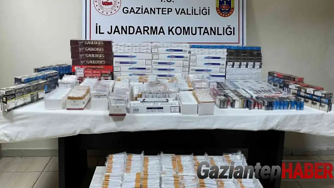 Gaziantep'te 753 paket gümrük kaçağı sigara ele geçirildi